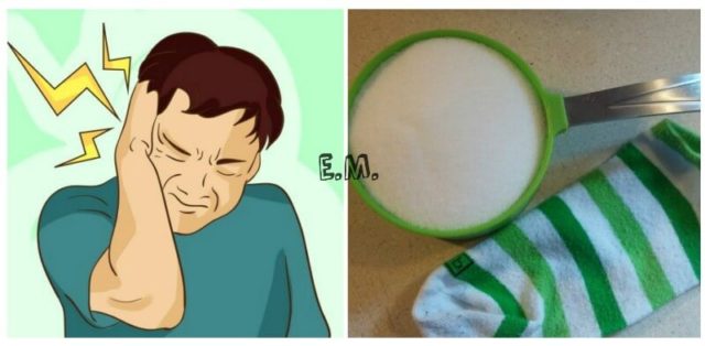 Jak-vyléčit-ušní-infekce-a-bolesti-ucha-pomocí-soli-a-ponožky