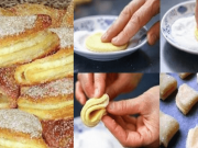 Recept na fantasticky chutné skořicové vějířky z jednoduchého tvarohového těsta!