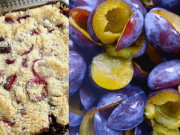 Recept na švestkový koláč s drobenkou a tvarohem – nejlepší koláč na světě: určitě ho zkuste – chutná fantasticky!