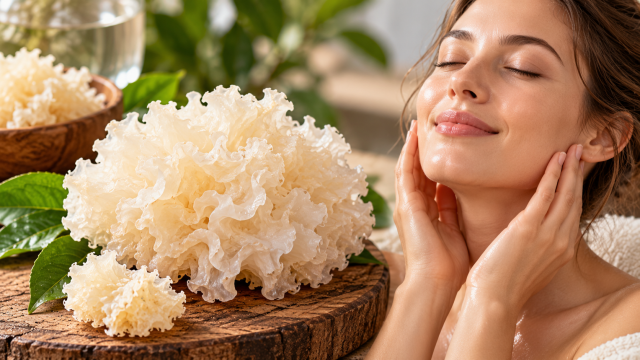 Tremella wellness_houba, kterou si lidé spojují s hydratací a péčí o sebe